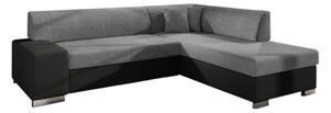 Rozkladacia sedacia súprava CHERRY, 278x73x216 cm, sawana 21/soft 011 black, pravá