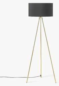 Stojacia tripod lampa s textilným tienidlom Cella