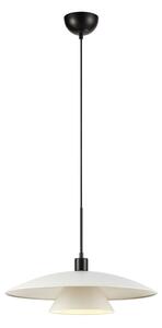 Čierno-biele závesné svietidlo s kovovým tienidlom ø 50 cm Millinge - Markslöjd