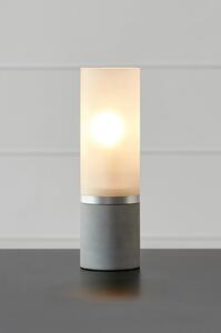 Bielo-sivá betónová stolová lampa (výška 30 cm) Molo - Markslöjd