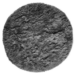 Okrúhly koberec s predĺženým vláknom