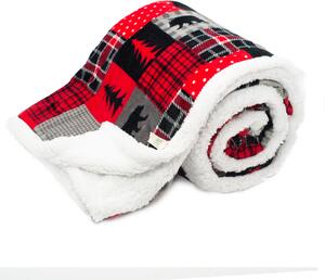 Home Elements Mikroflanelová deka, kolekcia Tlapkové káro