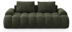 Zelená zamatová pohovka 200 cm Linz – Cosmopolitan Design