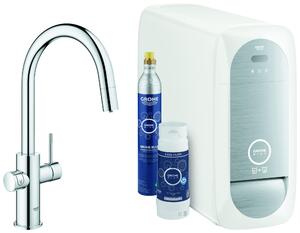 Kuchynská batéria s filtračnou funkciou GROHE Grohe Blue chróm 31541000
