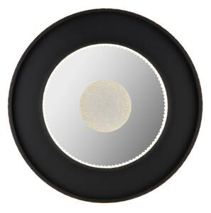 GLOBO 48041D MARSH stropné svietidlo D525mm LED 30W 3737/1362lm 2700-6500K čierna, krištáľový efekt, časovač, diaľkový ovládač