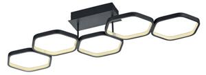 LED stropné osvetlenie Reality Vigo antracit R62055142