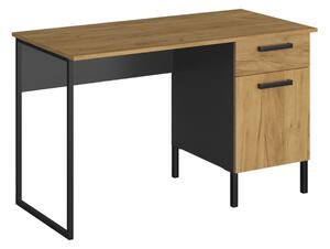 PC stôl Santana 1D1S/120 - dub craft zlatý / antracit