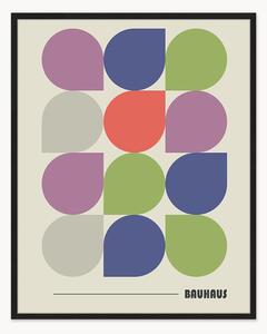 Nástenná dekorácia v ráme Bauhaus Poster