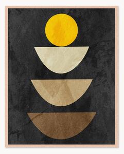 Nástenná dekorácia v ráme Organic Shapes