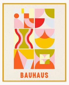 Nástenná dekorácia v ráme Bauhaus in Orange
