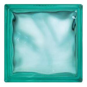 Luxfera Glassblocks turquoise 19x19x8 cm mat 1908WTURQUOISE