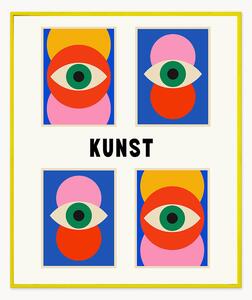 Nástenná dekorácia v ráme Kunst