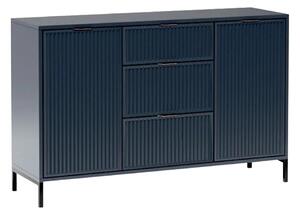 Dvojdverová komoda so zásuvkami Style LS 2 - indigo modrá