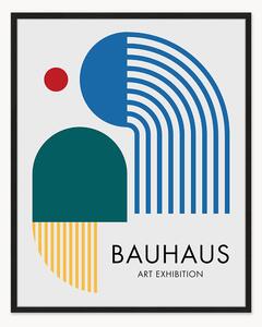 Nástenná dekorácia v ráme Bauhaus Art Exhibition