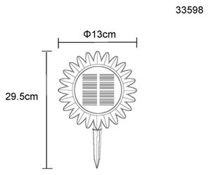 Globo 33598 - LED Solárne svietidlo LED/0,06W/3V IP44