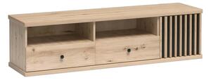 TV stolík Koli C-06 - dub artisan / čierna
