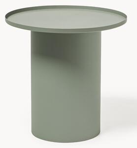 Okrúhly kovový pomocný stolík Sverre