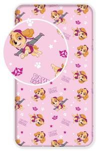 Jerry Fabrics Detské bavlnené prestieradlo Paw Patrol 122, 90 x 200 cm