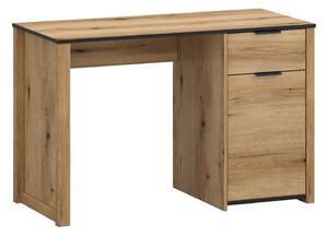 Písací stôl Helio 1D1S/120 - dub evoke / čierna