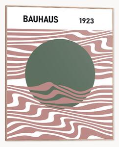 Nástenná dekorácia v ráme Bauhaus