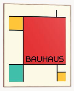 Nástenná dekorácia v ráme Bauhaus
