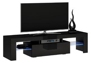 TV stolík RTV DECORA 140 cm čierny