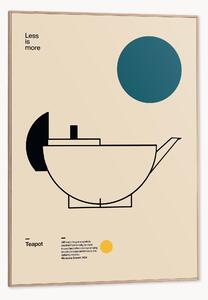 Nástenná dekorácia v ráme Teapot
