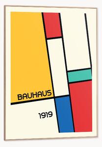 Nástenná dekorácia v ráme Bauhaus