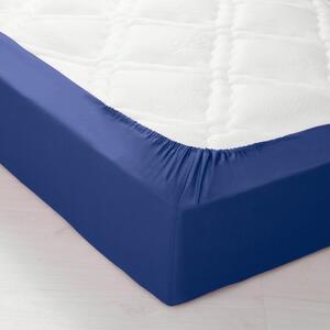 Bavlnená jednofarebná napínacia plachta zn. Colombine® s hĺbkou rohov 32 cm