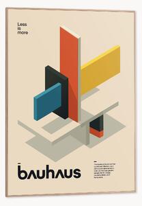 Nástenná dekorácia v ráme Bauhaus