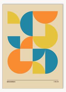 Plagát Bauhaus Abstract