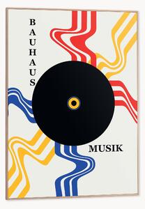 Nástenná dekorácia v ráme Bauhaus