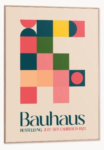 Nástenná dekorácia v ráme Bauhaus