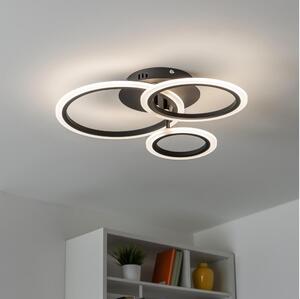 Brilagi - LED Stmievateľný prisadený luster ORBITS LED/40W/230V 3000-6500K čierna + DO