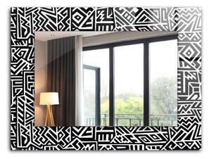 Zrkadlomat.sk Zrkadlo rám s potlačou Zrkadlo rám s potlačou Geometrický vzor lpp-00277341