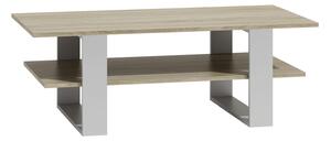 Konferenční stolek stůl HEBE Sonoma/Bílý