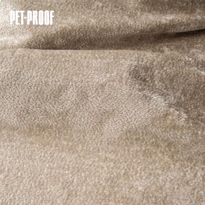Velurová potahová látka Aphrodite Beige pro nábytek, metráž - Pet Proof