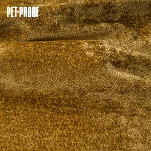 Velurová potahová látka Aphrodite Honey pro nábytek, metráž - Pet Proof