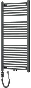 Mexen Mars, elektrické vykurovacie teleso 1200 x 600 mm, 600 W, antracitová, W110-1200-600-2600-66