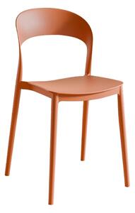 Stohovateľná stolička Radana New - oranžová
