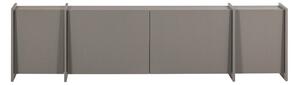 Sivý TV stolík v dekore jaseňa 200x53x44 cm Brock – WOOOD