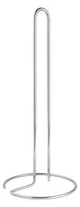 Oceľový stojan na papierové utierky v lesklo striebornej farbe ø 14 cm Luxy – Metaltex