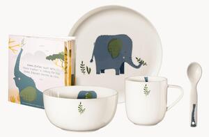 Súprava detského riadu Emma Elephant, 5 ks