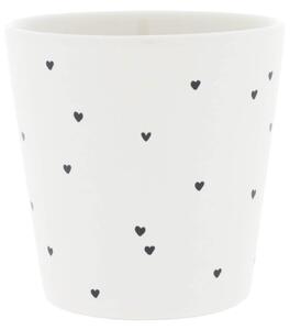 Keramický latte hrnček Hearts Overall 300 ml