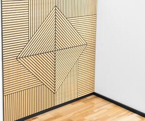 Woodele Uku obkladový panel 60 x 60 cm Dub dyha ks / 0,36 m2 84083135