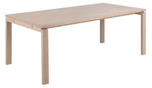 Rozkladací jedálenský stôl s doskou v dubovom dekore 100x200 cm Linley – Actona