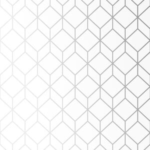 Biela vliesová 3D tapeta geometrický vzor 104121, Vavex 2024