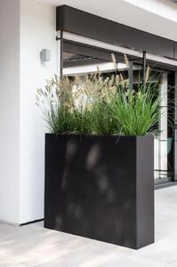 Deliaci kvetináč ELEMENTO, sklolaminát, šírka 117 cm, antracit