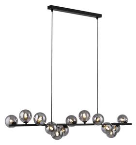 Schöner Wohnen 14504-18 - LED závesný luster DUBAI 13xG9/3W/230V čierna/dymová