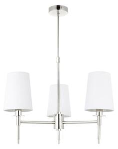 Endon 99455 - Luster na tyči 3xE14/6W/230V lesklý chróm/biela